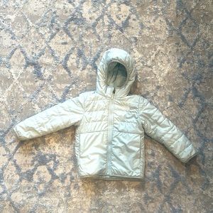 Baby blue girls (The North Face) reversible coat